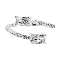 Sparkles Lab Grown Diamond 14k (585) White Gold Ring for Women-picture-15