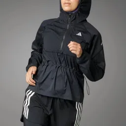 adidas Black Logo Print Sports Jacket image 3