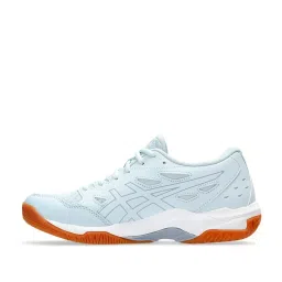 Asics Women's GEL-ROCKET 11 Ice Blue Indoor Court Shoes image 3