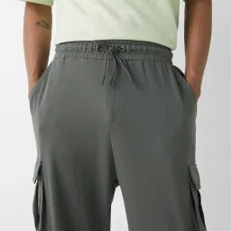 Bewakoof Grey Loose Fit Joggers image 3