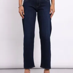 Lee Indigo Straight Fit High Rise Jeans-image-40