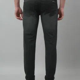 Cantabil Bottle Green Straight Fit Jeans image 2