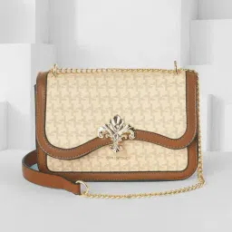 Van Heusen Beige Printed Sling Handbag-picture-39