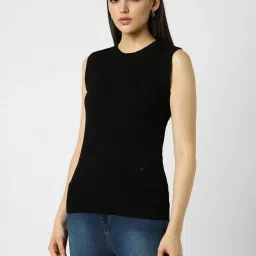 Van Heusen Black Regular Fit Top image 3