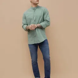 Fame Forever By Lifestyle Sage Slim Fit Shirt image 4