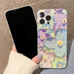 CASE CREATION Floral Printed iPhone 15 Bumper Mobile Back Case Cover image 3