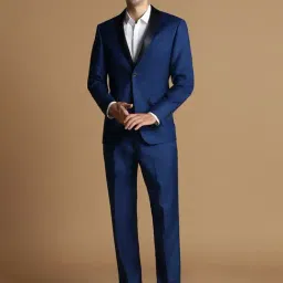 Allen Solly Navy Slim Fit Two Piece Suit-picture-15