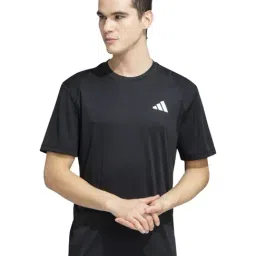 Adidas Black Regular Fit Sports T-Shirt-picture-21