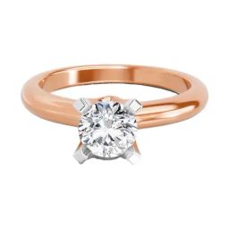 Sparkles Lab Grown Diamond 14k (585) Rose Gold Ring for Women-picture-7