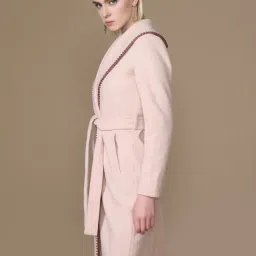 Kazo Light Pink Overcoat image 4