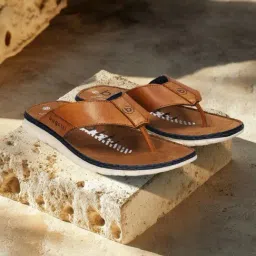 Bugatti Men's CORFU Cognac Thong Sandals-picture-31