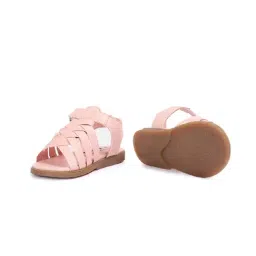 MINIKLUB Girls Pink Ankle Strap Sandals image 4
