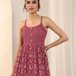 Libas Red Printed Kurti-image-70