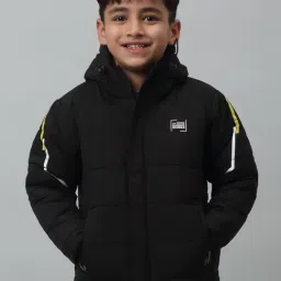 Cantabil Kids Black Quilted Full Sleeves Jacket-picture-32