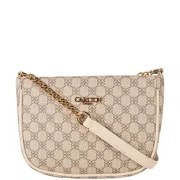 Carlton London CLLP-903 Beige Printed Medium Shoulder Handbag-image-51