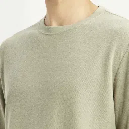 Levi's Beige Cotton Regular Fit Sweatshirt image 5