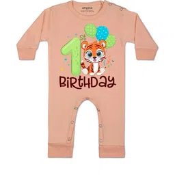 arvesa One Year Birthday Printed Baby Rompers-picture-43
