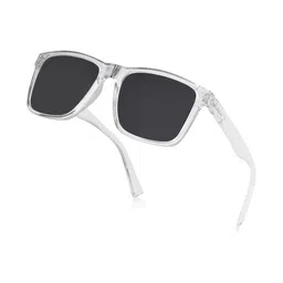 Dervin Unisex Square Sunglasses with Polarised and UV Protected DRVNS1051 image 2