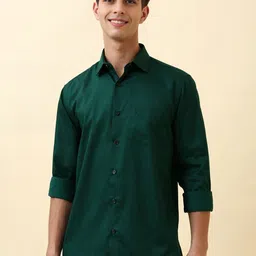 Allen Solly Ethnic Motifs Printed Cotton Slim Fit Casual Shirt-picture-13