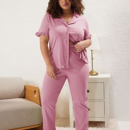 Trendyol Women Cotton Shirt & Pyjama Night suit-picture-12