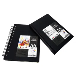 Brustro Artists Sketch Book A6 Size Stitched Bound 110 GSM & Sketchbook A6 Size WIRO Bound - 156 & 116 Pages-image-57