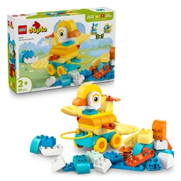 LEGO Duplo Town 3in1 Animals on Wheels Building Toy for Imaginative Play 58 Pieces - 10448-image-4