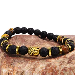 Young & Forever Unisex Tigers Eye Elasticated Bracelet image 1
