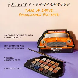 Makeup Revolution London Set Of 3 Blusher Reloaded & Air Blur Liquid & Eyeshadow Palette image 3