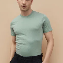 CODE by Lifestyle Men Solid Round Neck Cotton T-shirt-picture-24