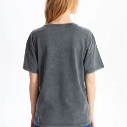 LULU & SKY Women Printed Pure Cotton 1 T-shirt image 4