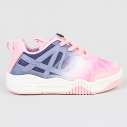 Babyoye Slip On Casual Shoes with Lace Detailing - Blue & Pink image 4