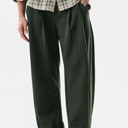 Snitch Men Dark Green Mid-Rise Relaxed Fit Trouser-picture-33
