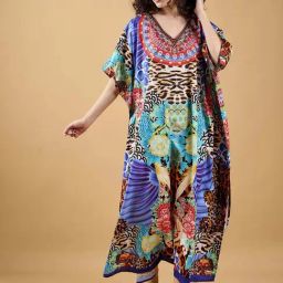 The Kaftan Company Multicolored Printed Kaftan-picture-38