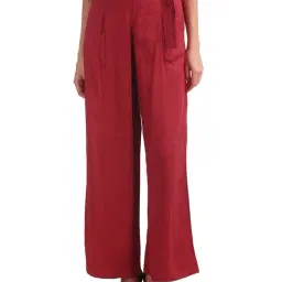 U.S. Polo Assn. Red Cotton Belted Pants-picture-47