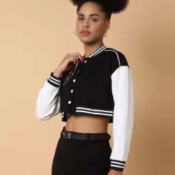 showoffff SHOWOFF Black Cotton Printed Jacket image 3