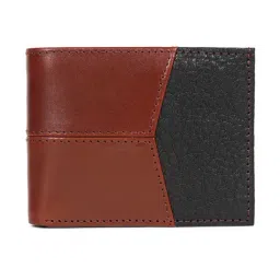 Celtic Brown Textured Leather Classic and Contemporary Bi-Fold Wallet image 4