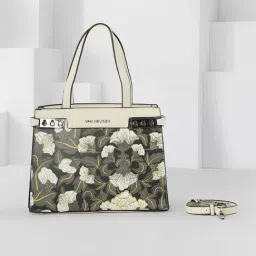 Van Heusen White Printed Handbag-picture-15