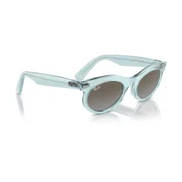 RAY-BAN Unisex Gradient Blue Lens Oval Sunglasses - 0RB224213859653 image 3