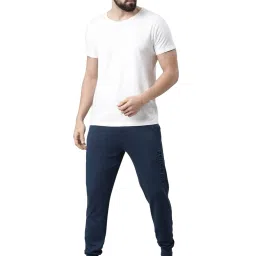 Force NXT Charcoal Melange & Navy Cotton Regular Fit Joggers - Pack Of 2 image 3