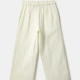 United Colors Of Benetton Off White Regular Fit Trousers image 2
