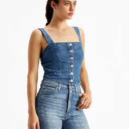 Levi's Blue Top image 3