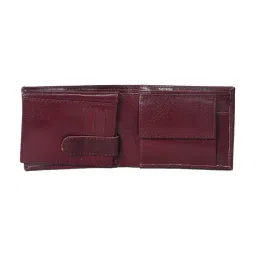 Celtic Burgundy Leather Bi-Fold Wallet image 3