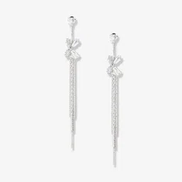 Sohi Silver Plated Designer Stone Party Drop Earring For Women image 3