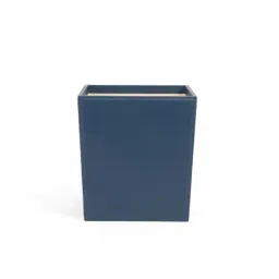 Home4U 'Gentile' Blue MDF Waste Basket - Set of 1-image-10