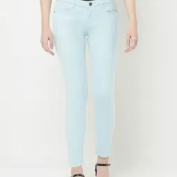 Crimsoune Club Mint Green Skinny fit Jeans-picture-12