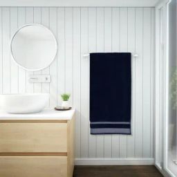 Spaces Hygro Dark Blue 600 GSM Cotton Bath Towel-picture-46