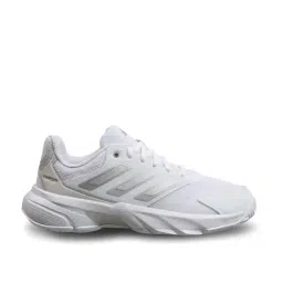Adidas Women's CourtJam Control 3 White Tennis Shoes-image-23