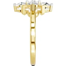 Sparkles Lab Grown Diamond 14k (585) Yellow Gold Ring for Women image 3