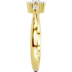 Sparkles Lab Grown Diamond 14k (585) Yellow Gold Ring for Women image 3