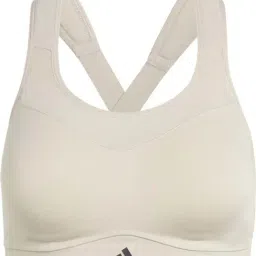 ADIDAS Beige Plain Sports Bra image 4